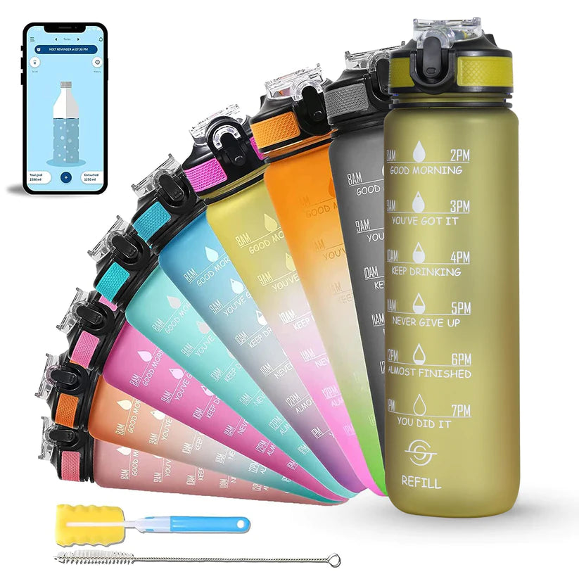 Solara Motivational Water Bottle