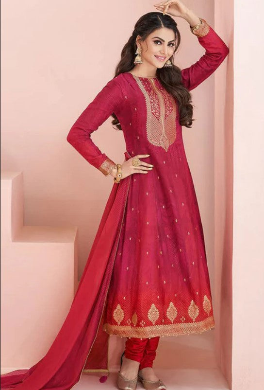 Rani Silk Woven Suit Set